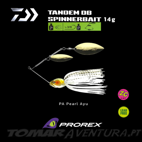 Amostra Daiwa Prorex Tandem DB Spinnerbait 14g
