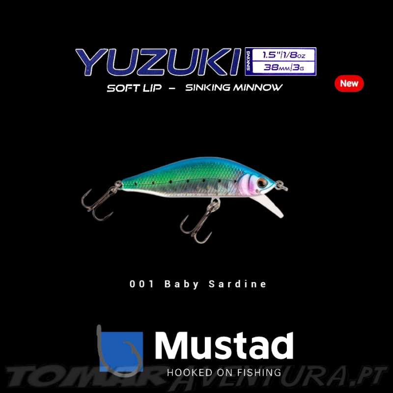Mustad Yuzuki Sinking Minnow 38 FS