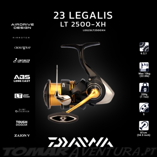 Daiwa Legalis 20 LT 2500-XH
