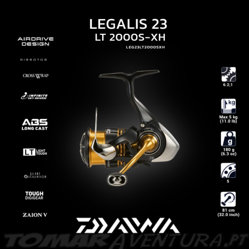 Daiwa Legalis 23 LT 2000S-XH