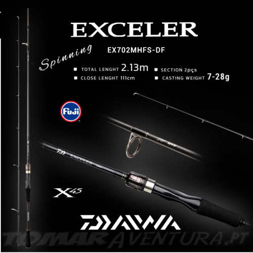 Cana Spinning Daiwa Exceler 702MHFS-DF