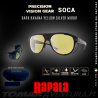 Óculos Polarizados Rapala PRECISION SOCA DARK HAVANA YELLOW SILVER MIROR