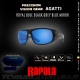 Rapala PRECISION AGATTI ROYAL BLUE BLACK GRAY BLUE MIROR Polarized Glasses