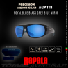 Óculos Polarizados Rapala PRECISION AGATTI ROYAL BLUE BLACK GREY BLUE MIROR