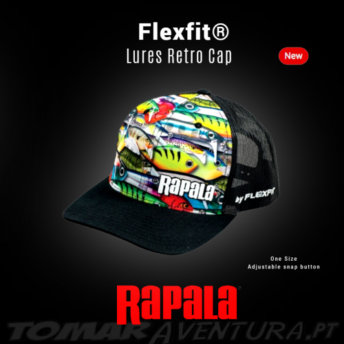 Rapala Flexfit Lures Retro Cap