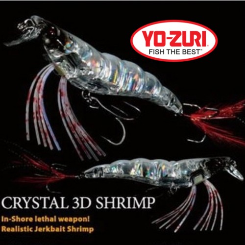 Amostra Yo-Zuri Crystal 3D Shrimp 90 SS