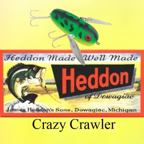 Amostra Heddon Crazy Crawler 5/8