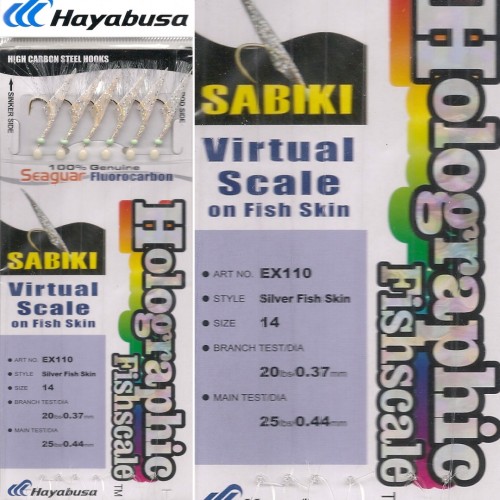 Hayabusa Sabiki Aparelho Carapau fluorocarbono