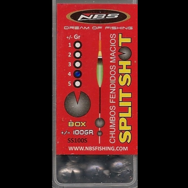 Split Shot Weights NBS 4g