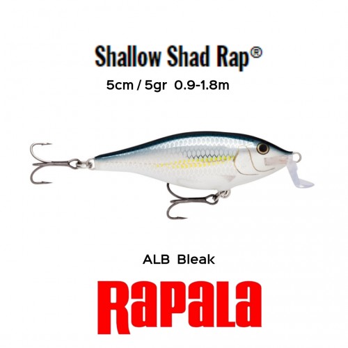 Amostra Rapala Shallow Shad Rap 05