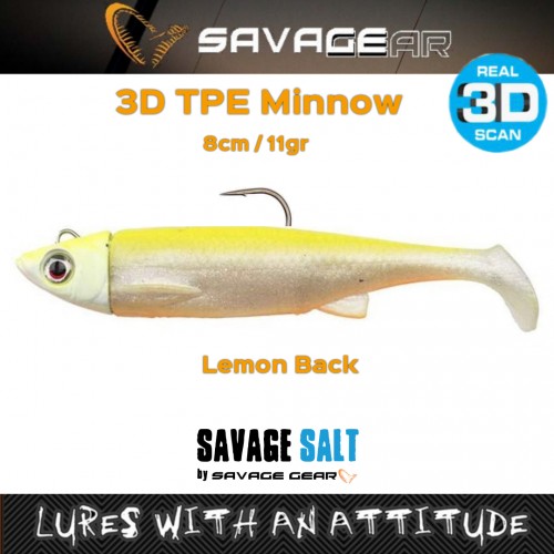 Savage Gear 3D TPE Minnow 3.3"