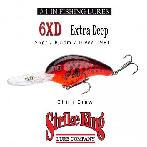 Amostra Strike King 6DX Extra Deep