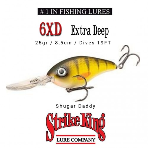 Amostra Strike King 6DX Extra Deep