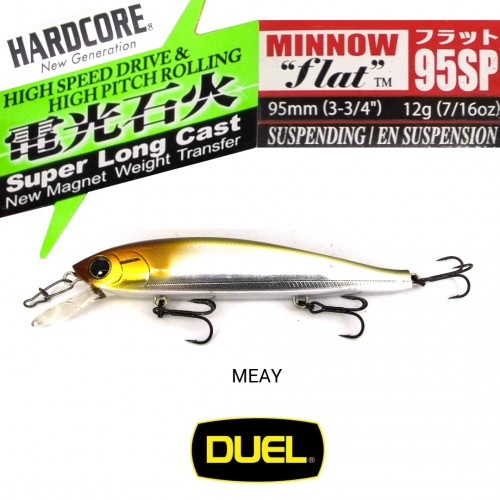 Amostra Duel Hardcore Minnow Flat 95SP