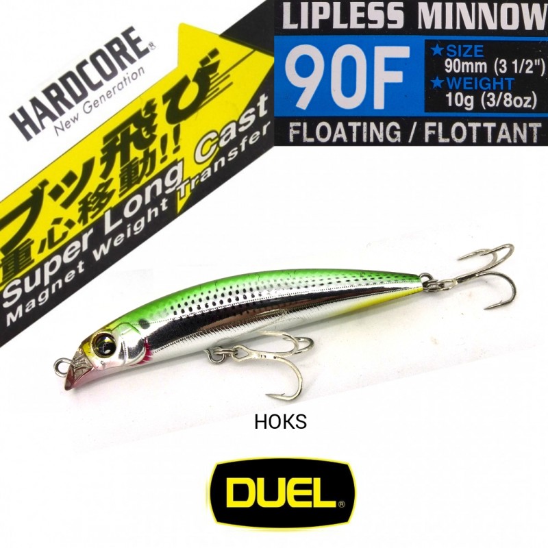 Amostra Duel Hardcore Lipless Minnow 90F