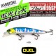 Amostra Duel Hardcore Minnow Flat 95SP
