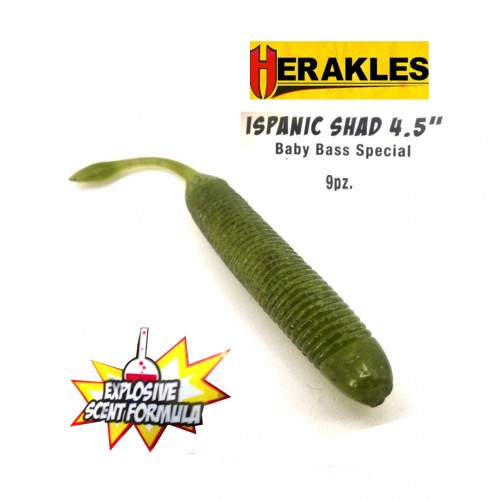 Amostra Herakles Ispanic Shad 4.5"