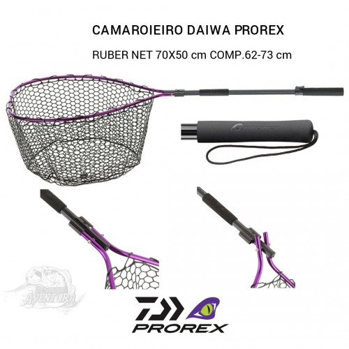 Camaroeiro Daiwa Prorex Ruber Net