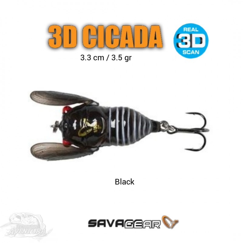 Amostra Savage Gear 3D Cicada