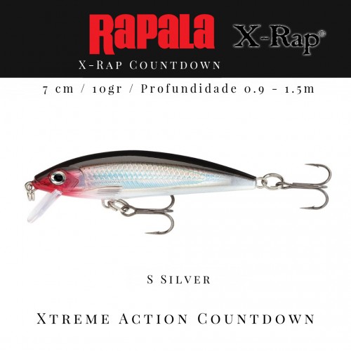 Amostra Rapala X-Rap Countdown