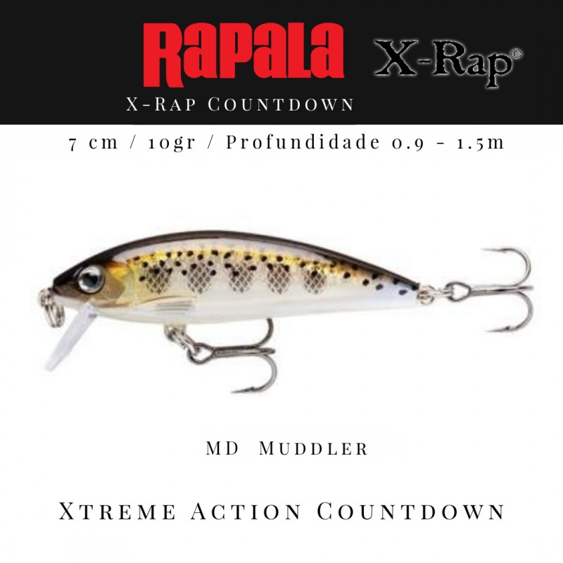 Amostra Rapala X-Rap Countdown