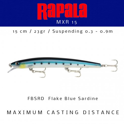 Amostra Rapala Max Rap MXR15