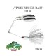Amostra Spinerbait McCoy V-Twin