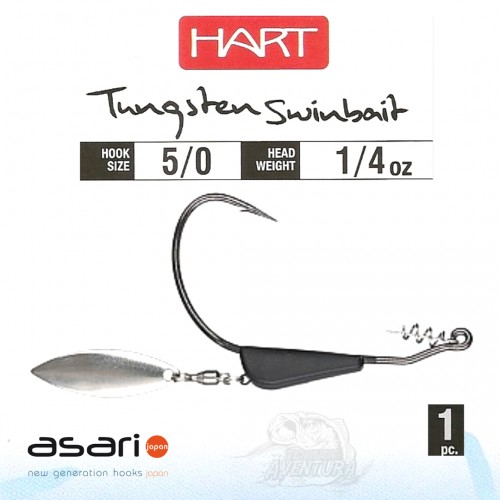 Anzois Hart Tungsten Swimbait