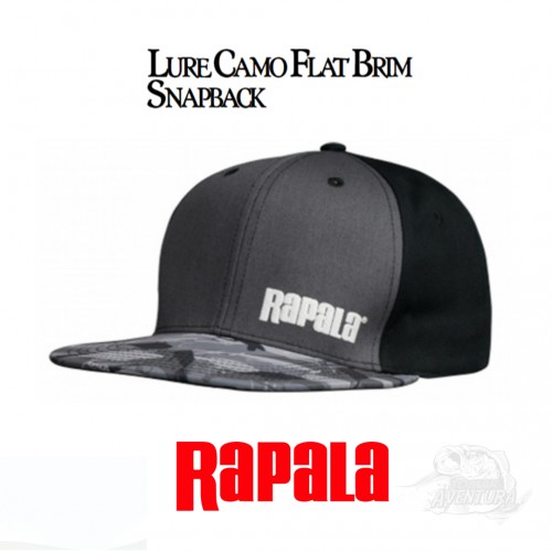 Chapeu Rapala Lure Camo Flat Brim Snaprack