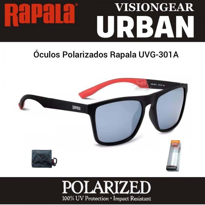 ÓCULOS POLARIZADOS RAPALA URBAN VISION GEAR UVG-301A