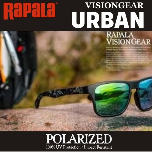 ÓCULOS POLARIZADOS RAPALA URBAN VISION GEAR UVG-293A