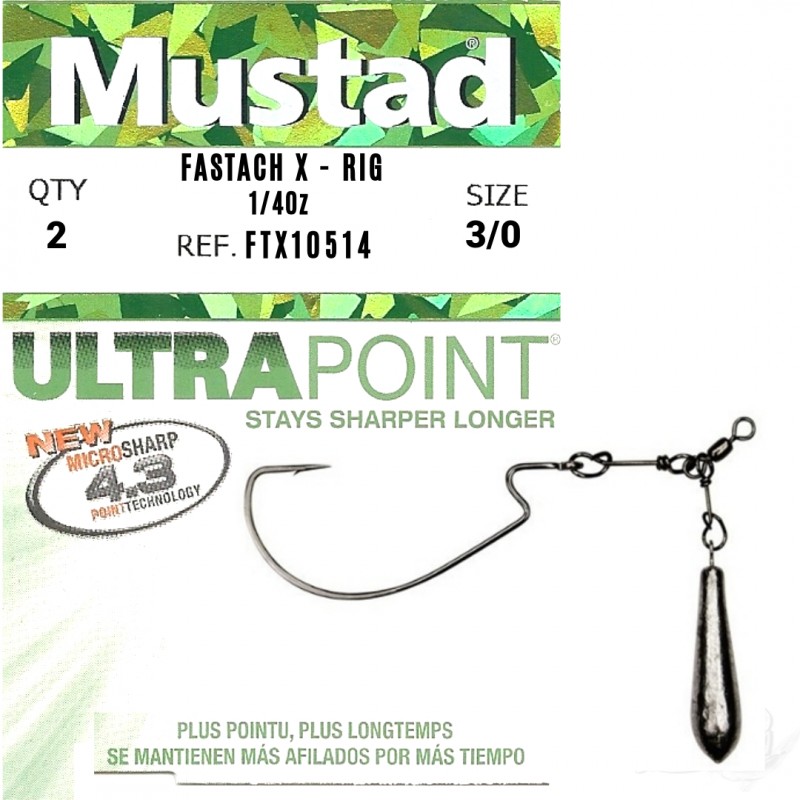 Anzois Mustad Fastach X - Rig 1/4Oz