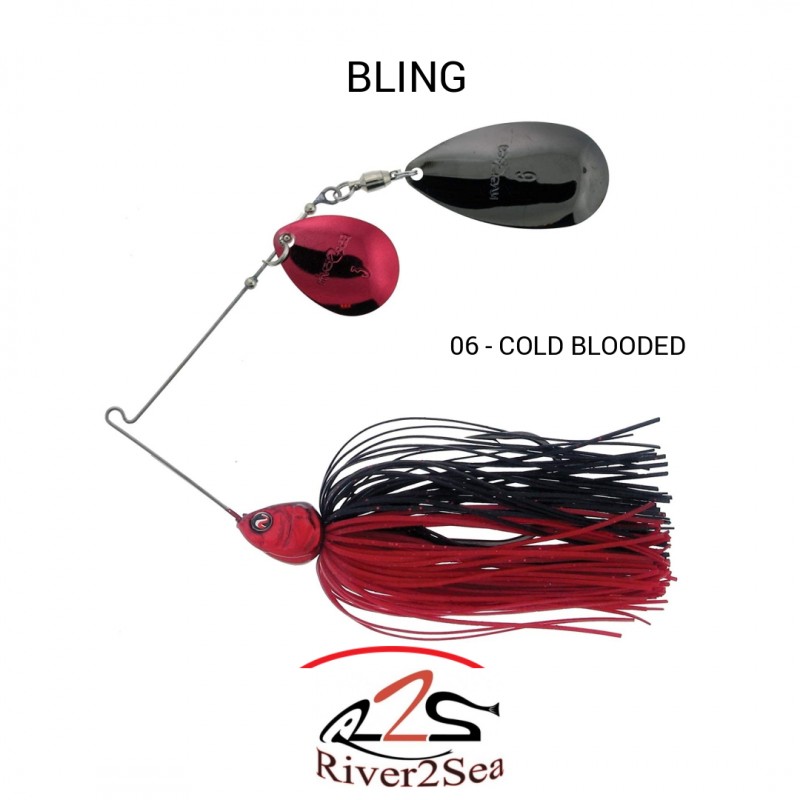Amostra Spinerbait River2sea Bling