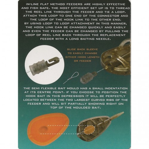 Drennan In-Line Flat Method Feeder With Mould