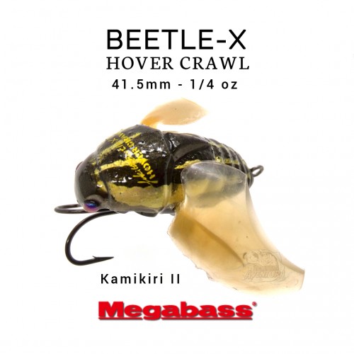 Amostra Megabass Beetle-X Hover Crawl