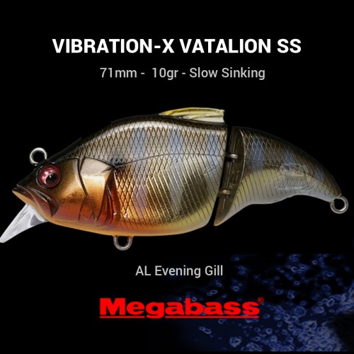 Amostra Megabass Vibration - X Vatalion (SS) 71MEGVI