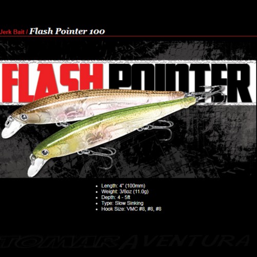 Amostra jerkbait Lucky Craft Flash Pointer100
