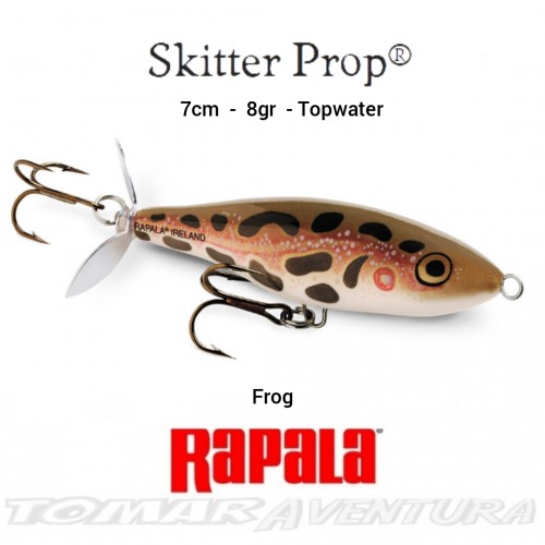 Amostra Rapala Skitter Prop 7
