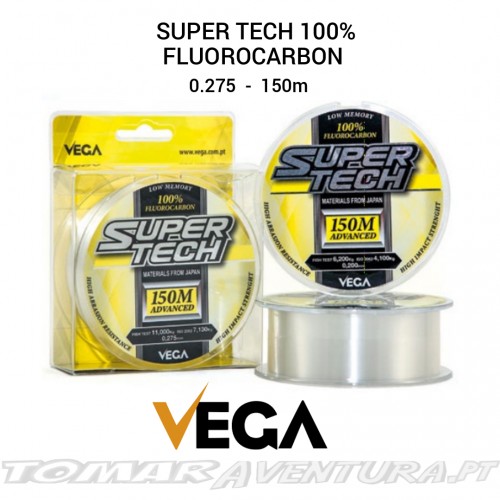 Linha Vega Super Tech Fluorocarbon 150m