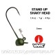 VMC Stand Up Shaky Head 1/4 Oz Green