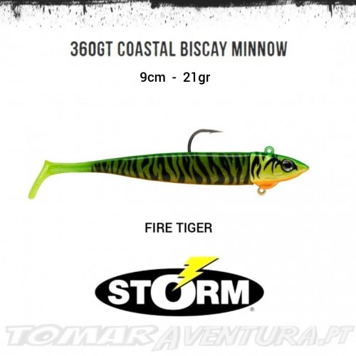 Amostra Storm 360GT Coastal Biscay Minnow 9cm 21gr