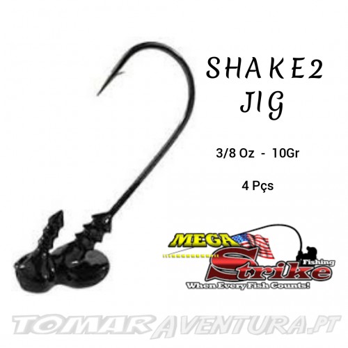 Megastrike Shake2 Shakey Head 3/8 Oz