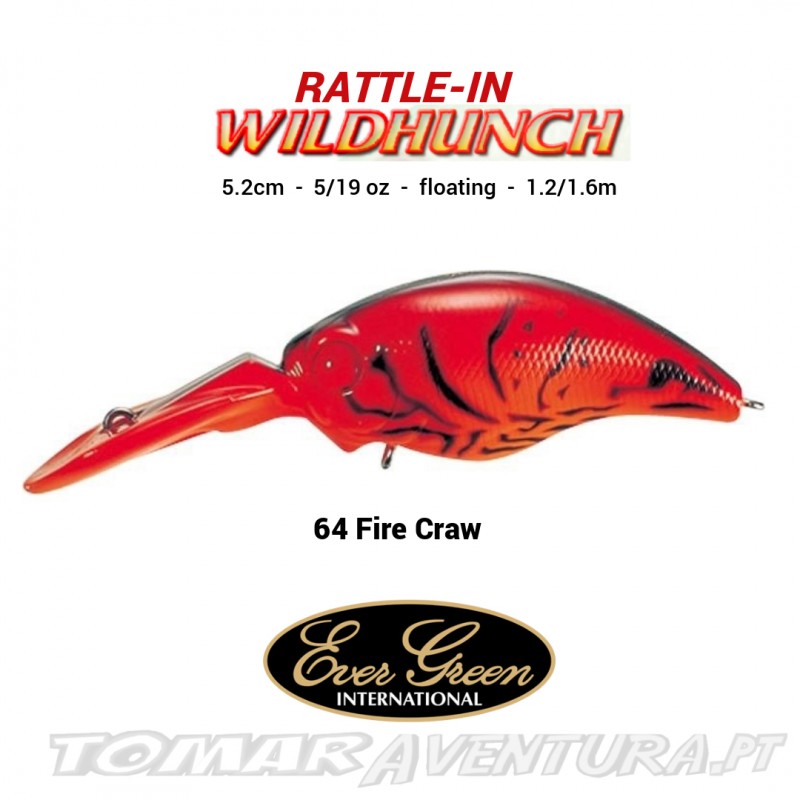 Crankbait Ever Green Rattle In Wildhunch