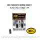 BBS Tungsten Worm Weight Black