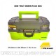 Caixa Plano One Tray Green Fluo Tackle Box