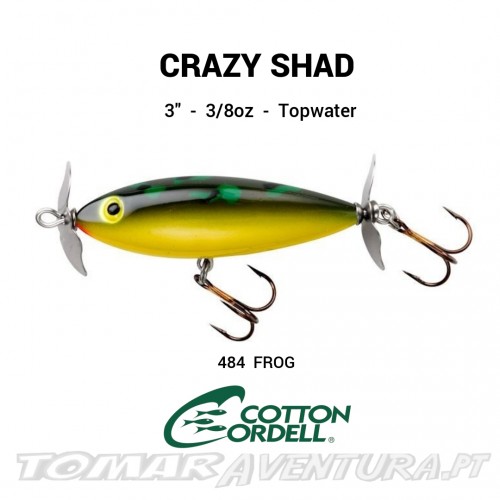 Cotton Cordell Crazy Shad Propbaits
