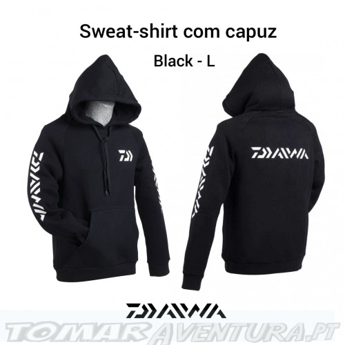 Daiwa Sweat-shirt com capuz Black