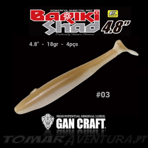 Gan Craft Bariki Shad 4.8"