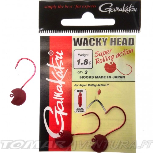 Anzol Gamakatsu Wacky Head Super Rolling Action