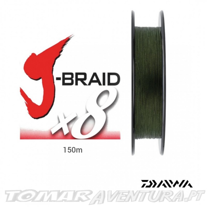 Linha Daiwa J-Braidx8 Dark Green